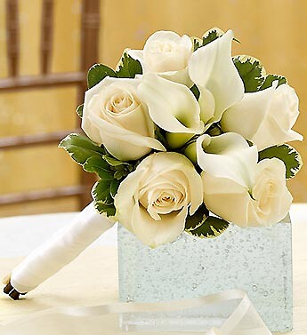 All White Bouquet